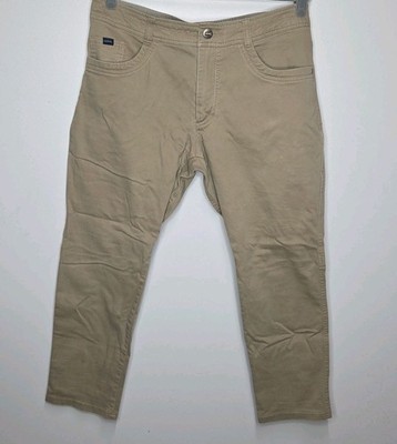 Kuhl Revolt Mens 36x30 Tan Cargo Stretch Outdoor Hiking Pants Moisture Wicking
