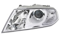 Scheinwerfer Links FüR Skoda Octavia 2 2004-2008 1Z Halogen H1 H7 LWR Stellmotor
