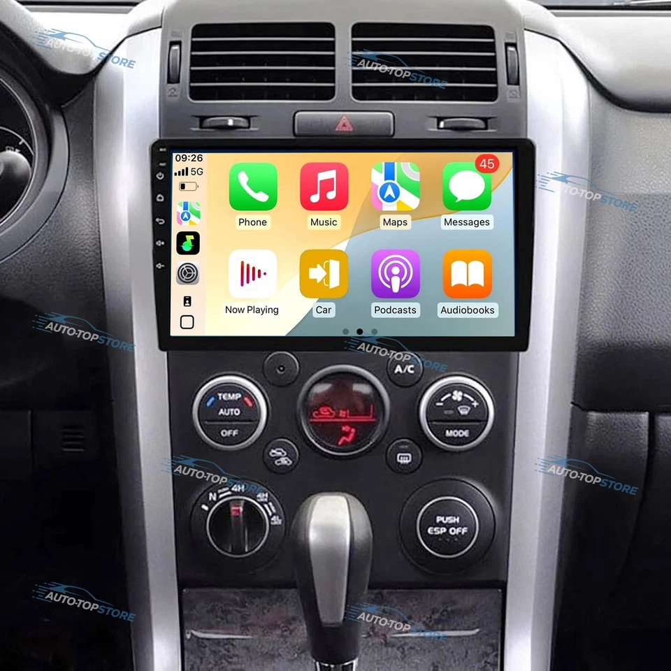 For 2005-2015 Suzuki Grand Vitara Head Unit Wireless Apple CarPlay Android Auto - image 3 of 4