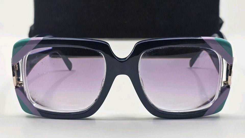 Gafas de sol Emilio Pucci EP159 92W azul degradado cuadradas 57 20 140 SOLO MARCOS Foto 4 de 4