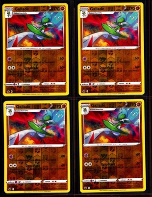 4x Gallade 81/198 Reverse Holo Rare NM TCG Pokemon 6767#80