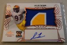 2021 Leaf Trinity Jaylen Twyman #PA-JT1 3  Color Patch Auto Autograph 