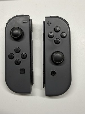 Official Nintendo Switch Joy‑Con L/R ‑ Gray Grey Joy Con TESTED | eBay