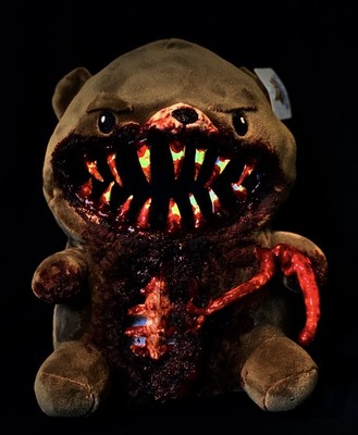 Horror Plush Bloody Gore Stuffed Animal Bear Teeth and Blood Plush