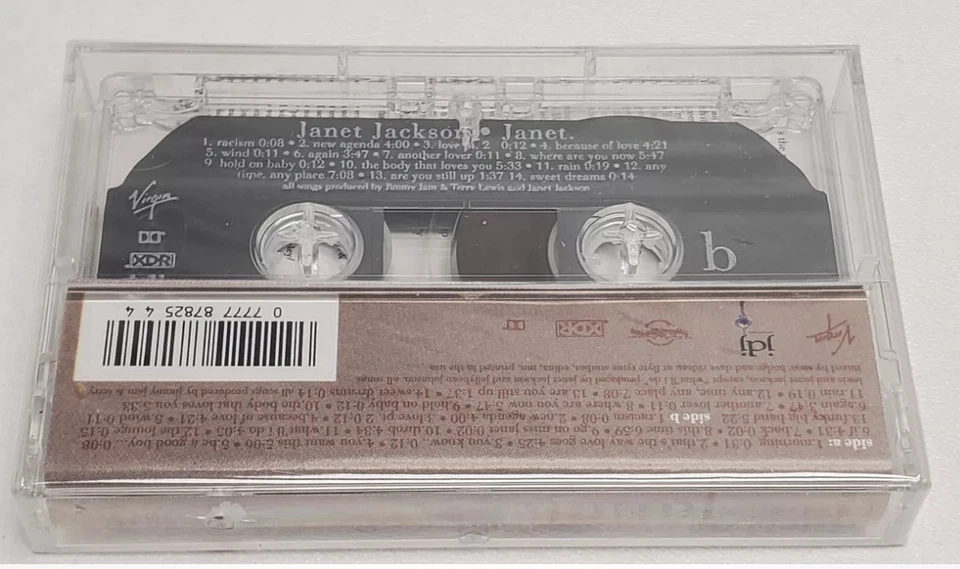 VINTAGE NEW Janet Jackson ‎1993 Cassette Tape  R&B Pop 077778782544  SEALED - Image 3 of 4