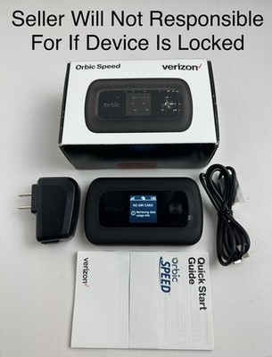 Verizon TFL-ORB400LBVZRT Orbic Speed 4g LTE Hotspot WiFi Generator  (SOLD AS IS)