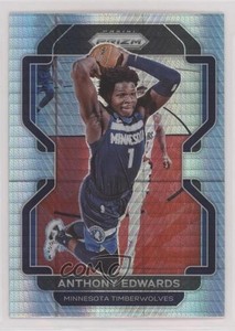 2021-22 Panini Prizm Hyper Prizm Anthony Edwards #37
