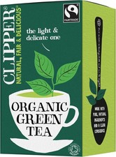Clipper Organic Pure Green Tea Bags | Box of 40 Teabags | FAST DELIVERY UK 0.09 per strip