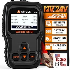 12V 24V Car Battery Tester 100-2000 CCA Battery Load Tester for Lead BT310