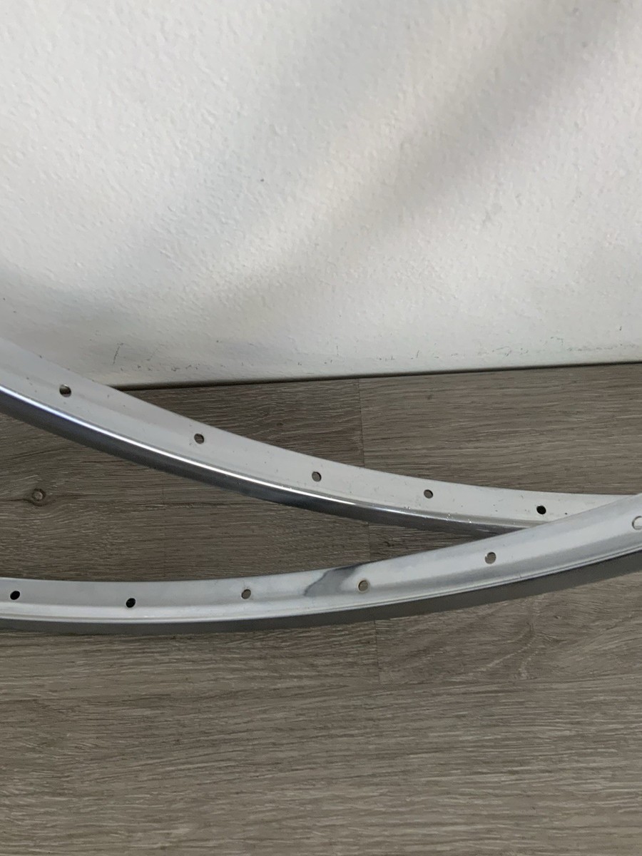 ARAYA RIM SET (2) 27 X 1 1/4 INCHES 36 HOLE CLINCHER SCHRADER