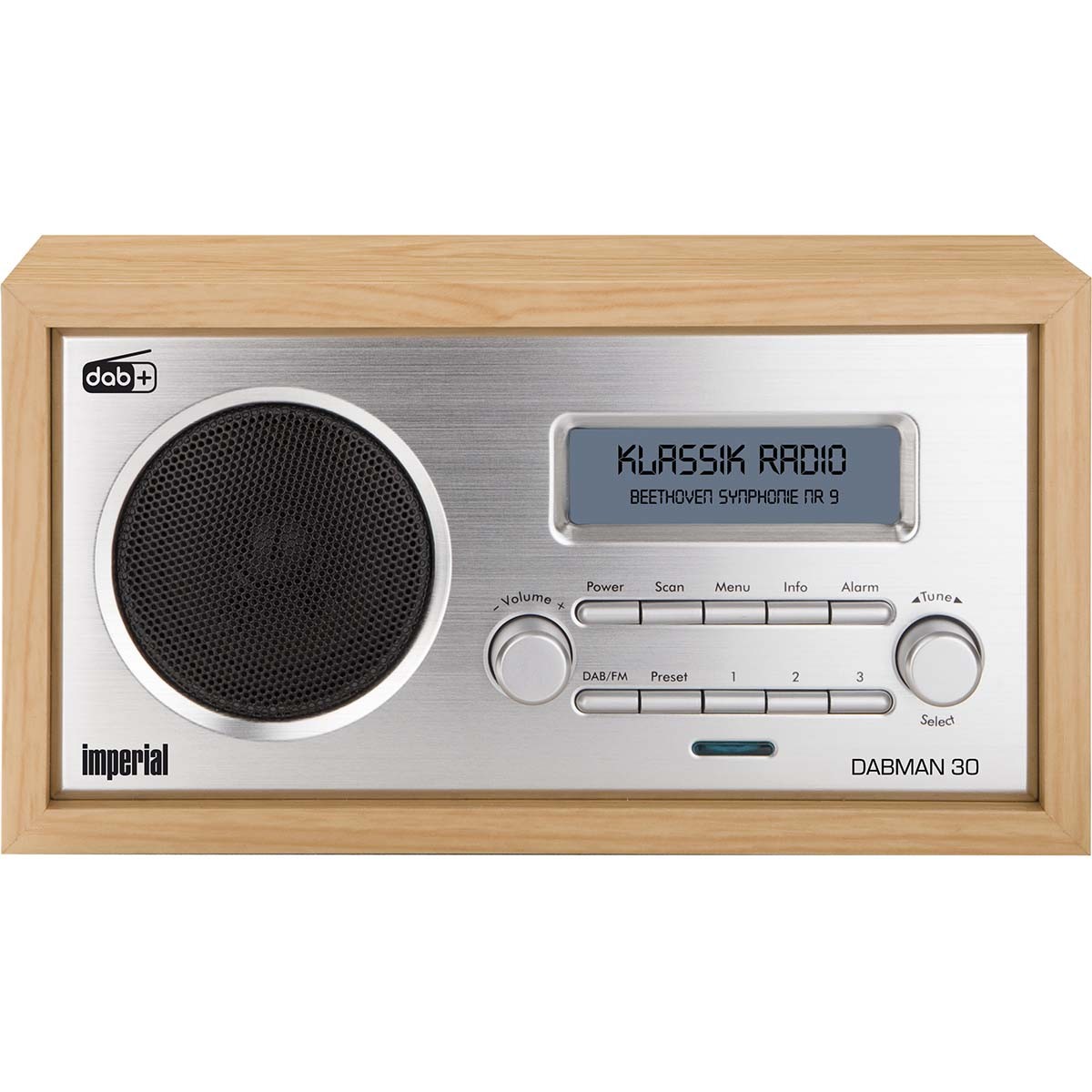 Radio DAB+/FM Imperial DABMAN 30 beige avec réveil