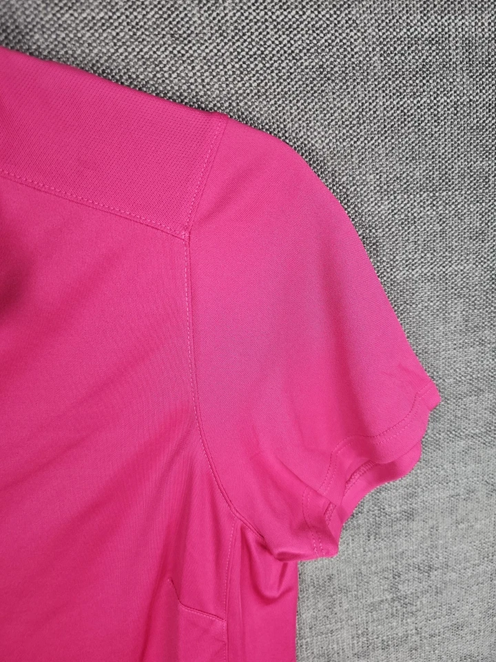 Puma Golf Women's Size M Gamer Polo Shirt Short Sleeve Orchid Shadow Pink BNWT - Image 2 of 4