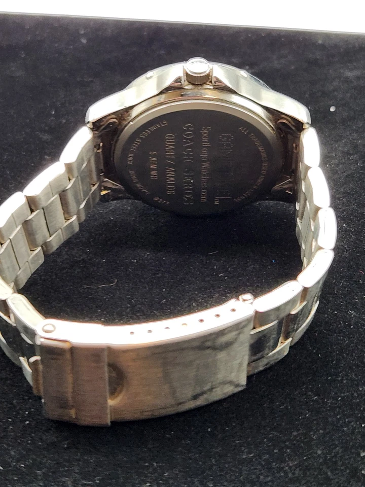 Buffalo Bills Watch Stainless Steel Quartz Analog Mens NFL Football Game Time - Image 4 of 4