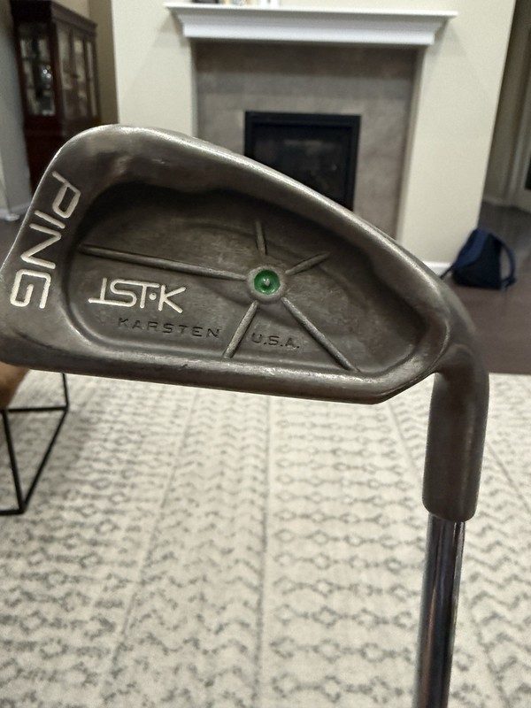Ping Golf ISI-K Green Dot 24° 5 Iron JZ Cushin Still Steel Shaft 38”