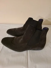 Lottusse 1877  Men's ankle boots Size 11.5  dark grey - very nice