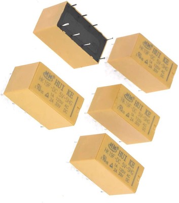 DC 5V Spulenspannung HK19FDC5VSHG Leistungsrelais 10er Pack 1A 125V AC 2A 30V DC