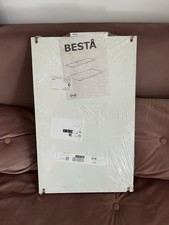 IKEA Besta White Shelf 56x36cm with Fixings – Brand New in Packaging