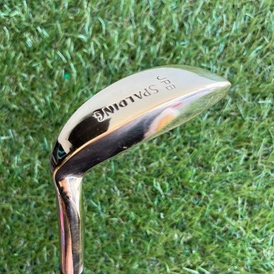Spalding JPB Brass Mallet Putter Original Leather Grip Right Vintage Polished