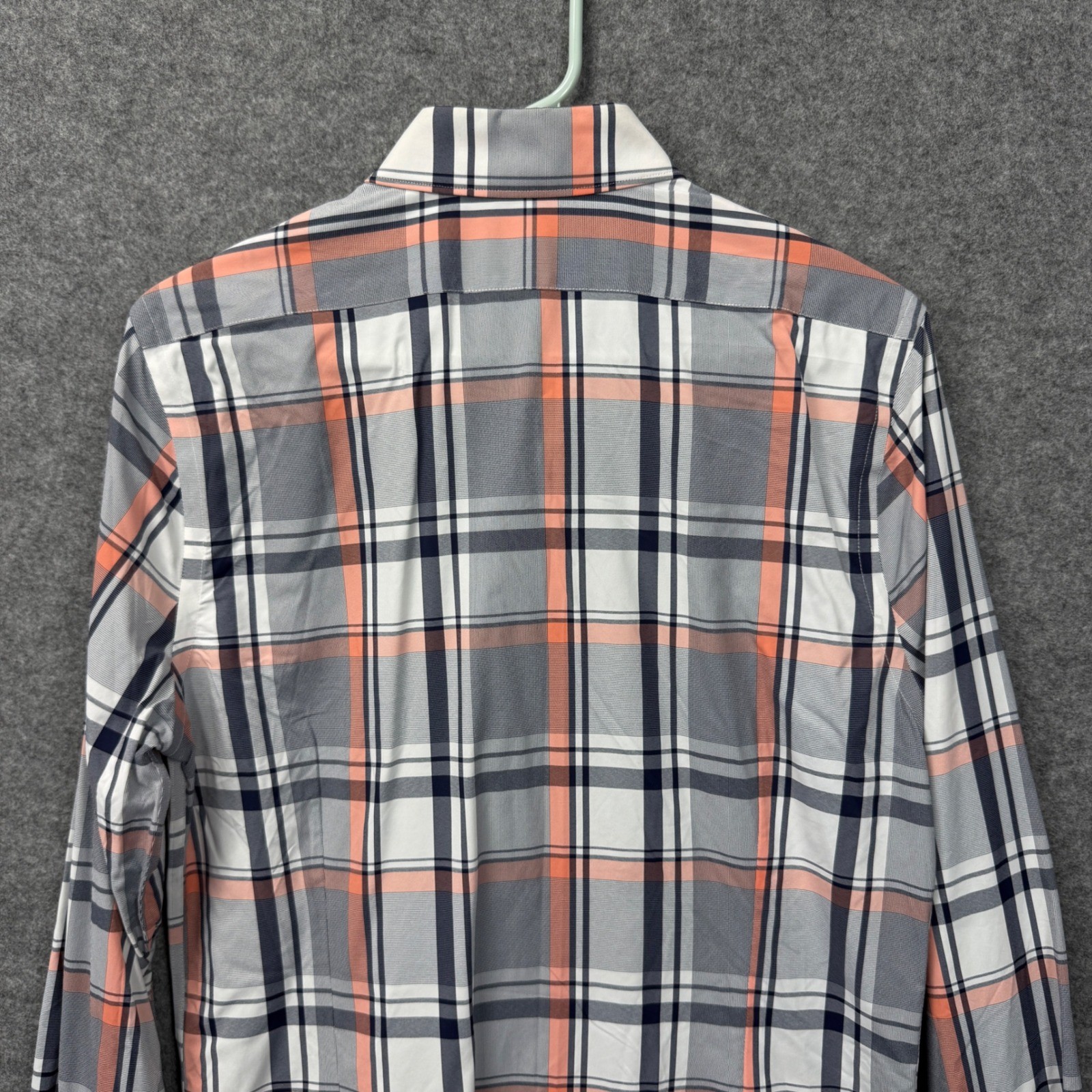 Express Performance Extra Slim Fit Plaid Shirt Me… - image 5