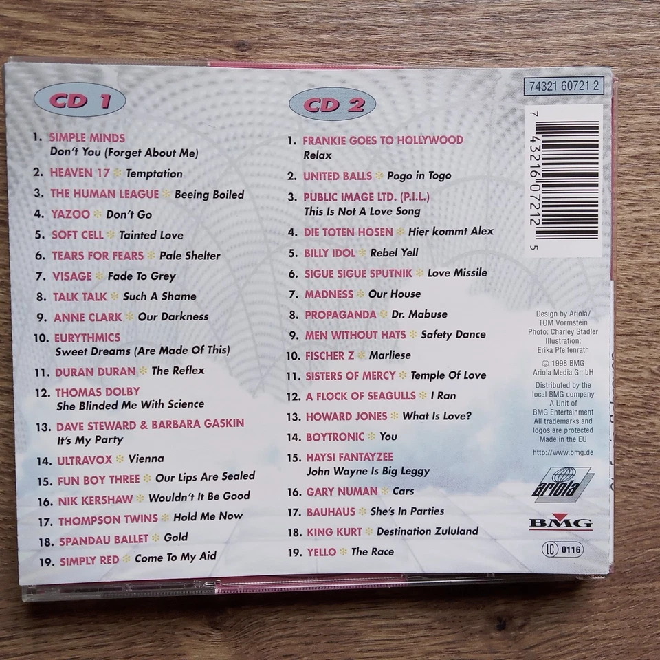 FETENKULTWave to the 80's - Simple Minds, Heaven 17, Human League, Yazoo - 2CDs - Bild 2 von 2