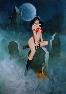  VAMPIRELLA LOT: KOTOBUKIYA TBLeague, ICON, 2 Exec. Rep. /1 STATUE 4 FIGURE LOT