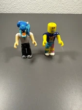 Mixed Set Lot of 2 Roblox Plastic Figures 1:12 Scale Fun Toys