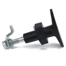 Universal zinc alloy T-Handle Door Latch Lock with Lock cylinder+2 key For Truck