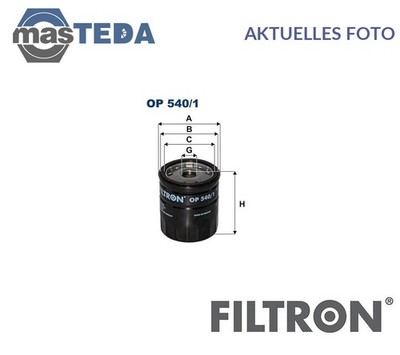 OP 540/1 MOTOR ÖLFILTER FILTRON FÜR ALPINE A310,A610,V6 2.7 V6,3.0 TURBO,GT