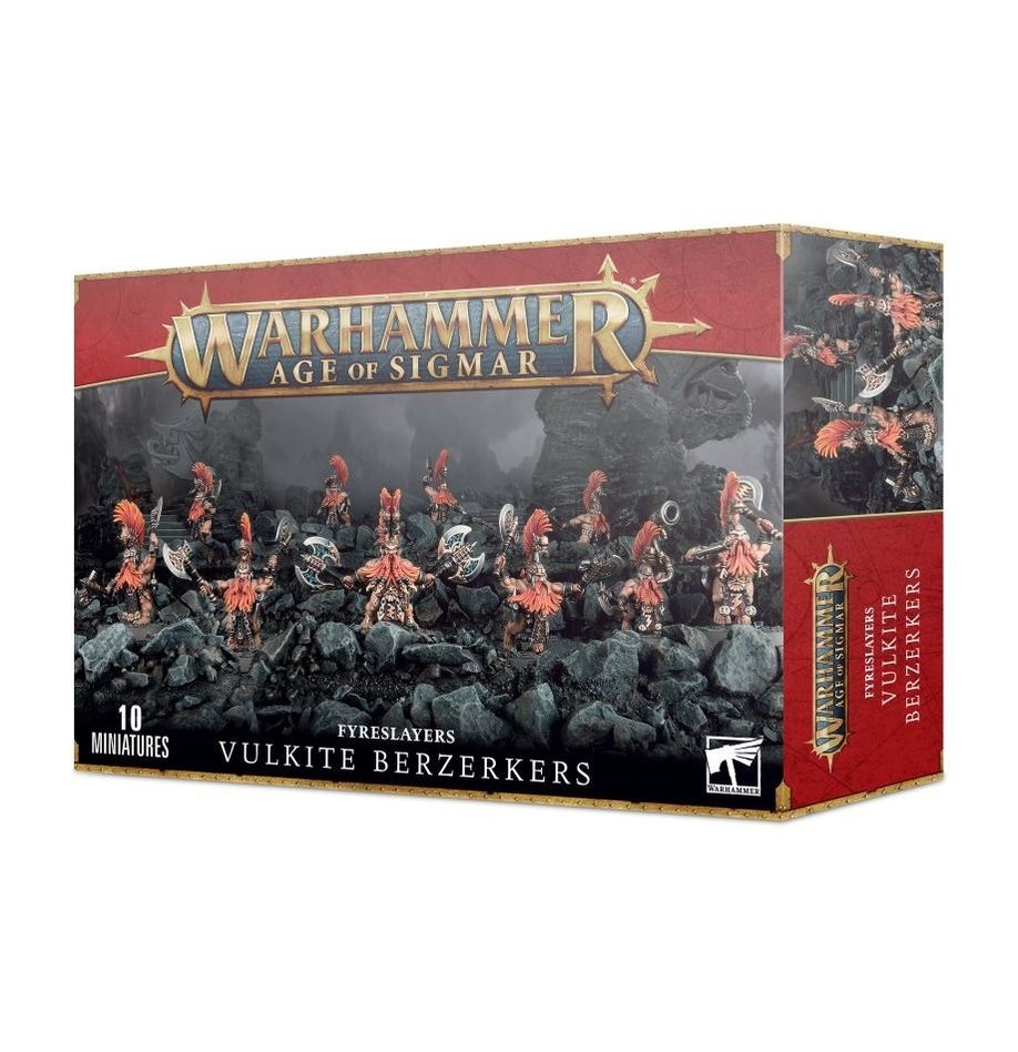 Игровая мастерская Warhammer Age of Sigmar Fyreslayers Вулкитовые безеркеры GWS 84-25 11490₽