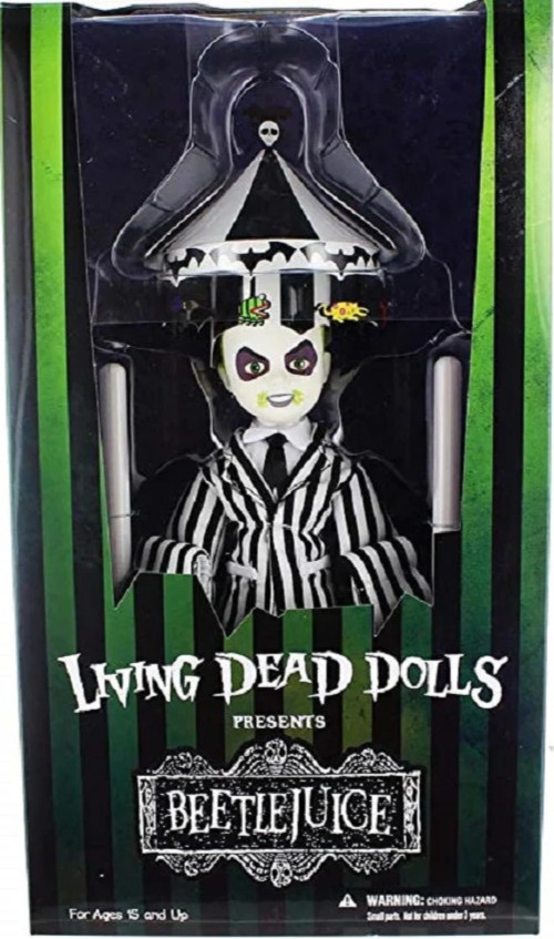 LDD Tim Burton Movie Beetlejuice Living Dead Dolls Action Figure Doll Mezco RARE