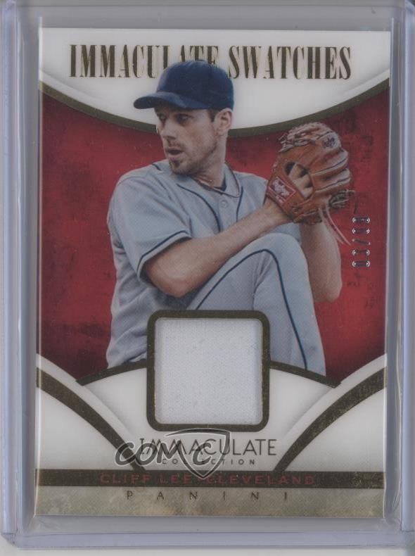 2014 Panini Immaculate Immaculate Swatches 3/99 Cliff Lee #41 cm0