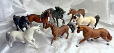 7 Quality Schleich Horse Figures  and 1 Mojo Horse Figure
