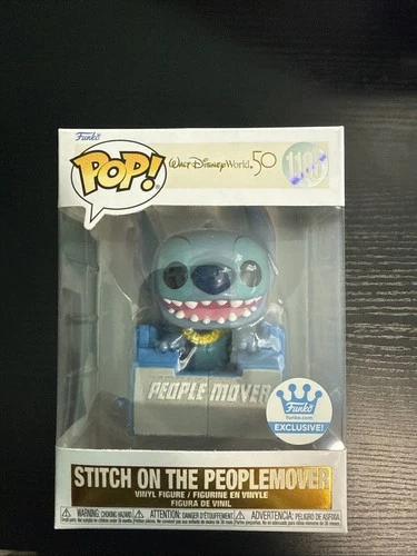 Funko Pop! Stitch On The People Mover (Funko Shop) 1165 Mint Condition