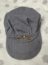 Chuggington Railroad Hat Cap Blue White Stripe Youth Size