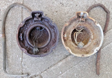 1940 Plymouth Headlight Buckets Original Pair Dodge