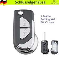 KLAPPSCHLÜSSEL SCHLÜSSEL GEHÄUSE FÜR CITROEN C3 DS3 2 TASTEN