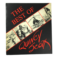 Quincy Scott Cartoon Book 1980 OHS Softcover Signed Ted Goodwin Editor Cartoons
