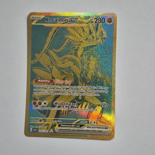 Koraidon ex 245/091 Hyper Rare Paldean Fates Near Mint