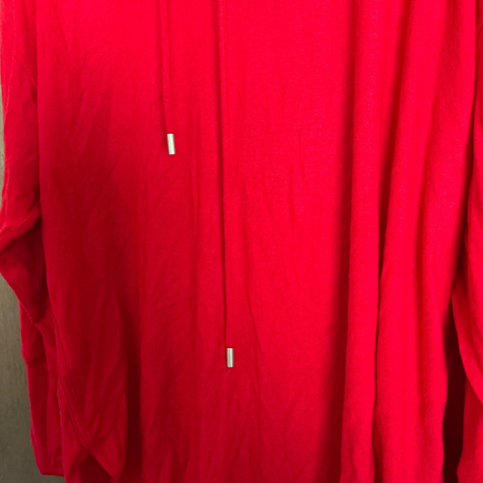 Ruby Rd  Pullover Red Long Sleeve With Buttons  T… - image 2