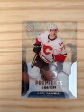 2016-17 Upper Deck Ice #135 Mark Jankowski RC 0186/1299 Calgary Flames