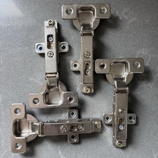 28 Salice 2P8 Cabinet Door Hinges H02 2mm Clip-On Self Closing NOS Italy