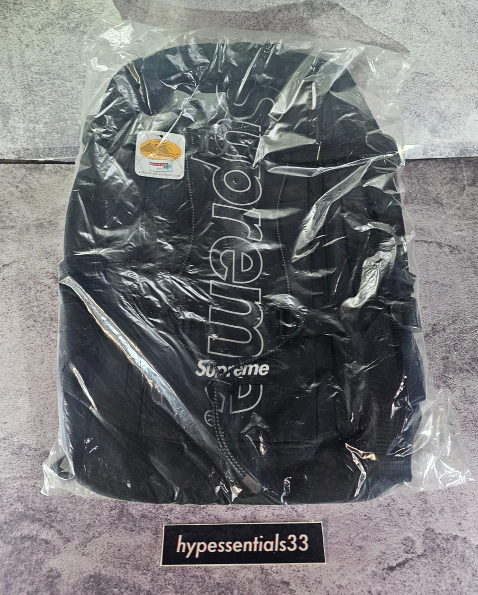 Supreme Black Backpack (FW18) - Brand New with Tags. In Hand | eBay