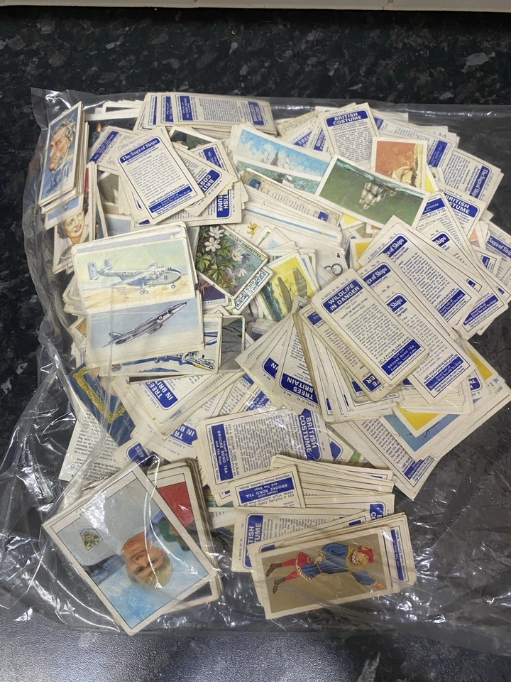 Approx 600 vintage tea cards Bundle Job Lot - Image 4 of 4