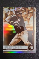 2019 Topps Chrome - David Fletcher #181 Sepia Refractor (RC)