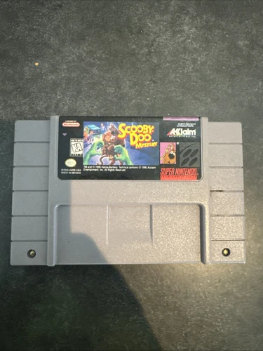 Scooby-Doo Mystery Super Nintendo SNES Authentic Tested