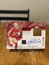 2024 Panini Impeccable Rookie Autographs Ricky Pearsall Red /75 49ers Autograph