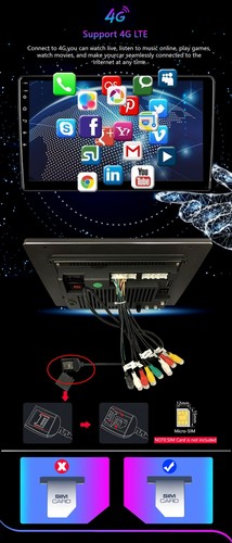 For 2020 2021 2022 Toyota Yaris 8GB+128GB GPS Android Car Stereo Navi Carplay - Picture 12 of 22