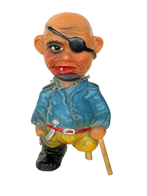 Heico Bobble Head Bobblehead Nodder West Germany W Pirate