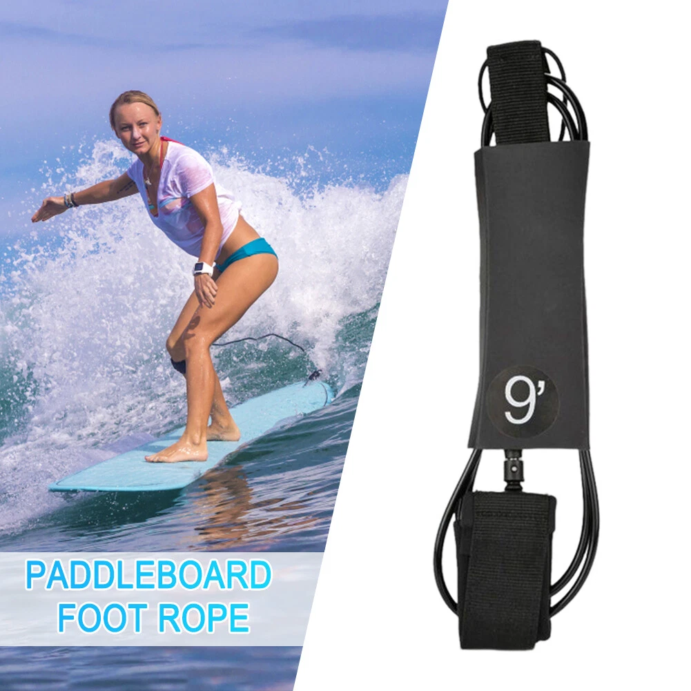 Surfboards Leash TPU Surf Leash Water Sport Training Accessories 9 Feet