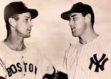1948 KINDER & RASCHI Boston Red Sox & NY Yankees- PENNANT PLAYOFFS PRESS PHOTO